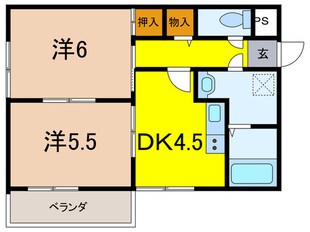 ロイヤルメゾン甲東園Ⅷの物件間取画像